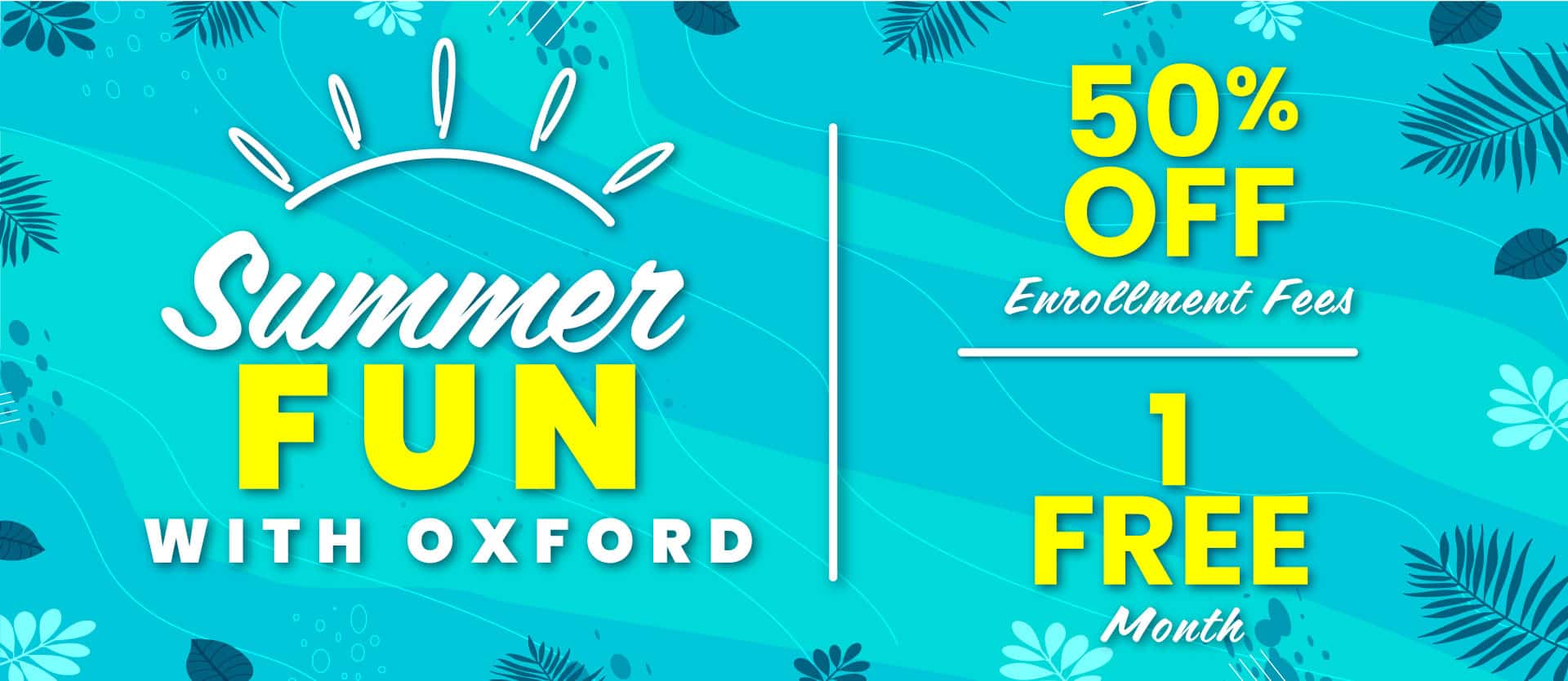 Summer Fun with Oxford August Promo Info