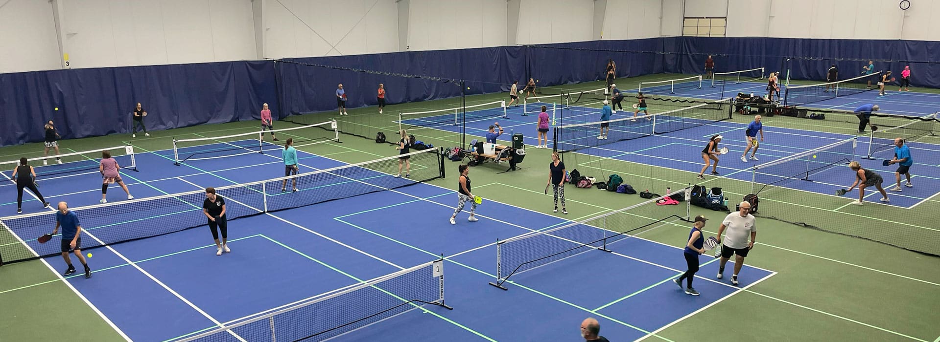 People playing pickleball at Oxford Athletic Club