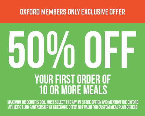 Order Clean Eats Meal Plan and Receive 50% off