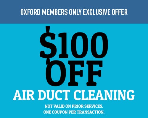 $100 Off air duct cleaning