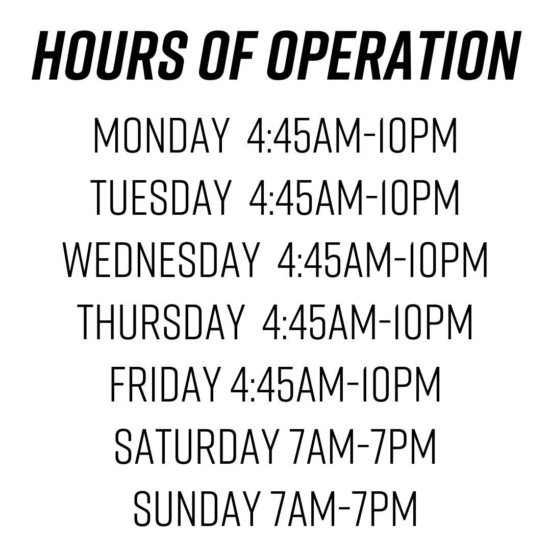 Hours of operation